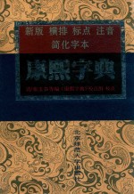 康熙字典 新版横排标点注音简化字体