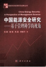 中国能源安全研究 基于管理科学的视角