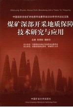 煤矿深部开采地质保障技术研究与应用 中国煤炭学会矿井地质专业委员会2008年学术论坛文集