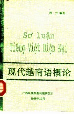现代越南语概论