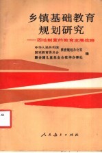 乡镇基础教育规划研究 因地制宜的教育发展战略