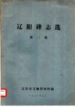 辽阳碑志选 第2集