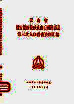 云南省德宏傣族景颇族自治州潞西县第三次人口普查资料汇编
