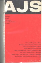 AMERICAN JOURNAL OF SOCIOLOGY VOL.76 NO.1-3 1970