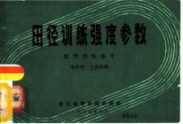田径训练强度参数 教学训练参考