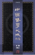 中国医学大成终集 点校本 方剂 4乙