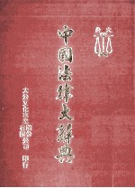 中国法律大辞典