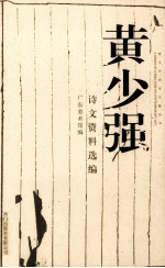现当代美术文献丛书 黄少强诗文资料选编