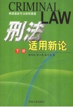 刑法适用新论 下