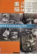 素描几何体五官半面像