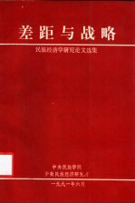 差距与战略 民族经济学研究论文选集