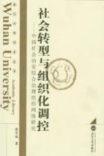 社会转型与组织化调控 中国社会治安综合治理组织网络研究