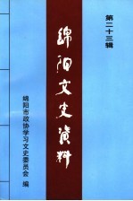 绵阳文史资料 第23辑