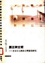 第三种文明 社会主义政治文明建设研究