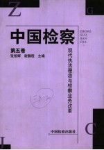 中国检察 第5卷 现代执法理念与检察业务改革