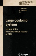 LARGE COULOMB SYSTEMS:LECTURE NOTES ON MATHEMATICAL ASPECTS OF QED