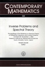 Contemporary Mathematics 348 Inverse Problems And Spectral Theory