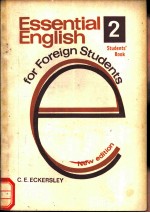 ESSENTIAL ENGLISH for Foreign Students BOOK ONE