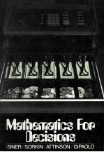 MATHEMATICS FOR DECISIONS
