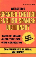 SPANISH-ENGLISH ENGLISH-SPANISH DICTIONARY