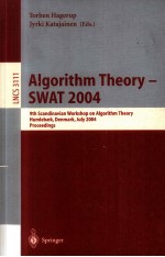 ALGORITHM THEORY-SWAT 2004 9th SCANDINAVIAN WORKSHOP ON ALGORITHM THEORY