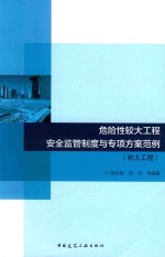 危险性较大工程安全监管制度与专项方案范例 岩土工程