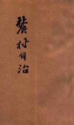 农村自治