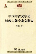 中国中古文学史 汉魏六朝专家文研究