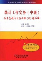统计工作实务(中级)历年真题与过关必做600题详解