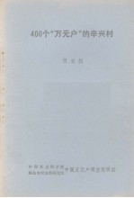 400个“万元户”的辛兴村