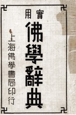 实用佛学辞典 普及本