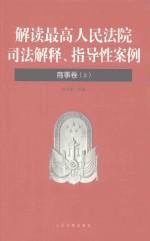 解读最高人民法院司法解释、指导性案例 商事卷 上