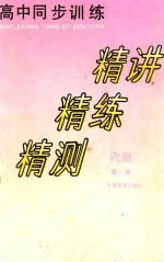 高中同步训练 精讲 精练 精测 代数 第1册