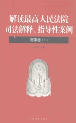 解读最高人民法院司法解释、指导性案例 商事卷 下