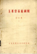 玉米营养及利用 译文集 下
