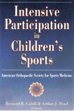INTENSIVE PARTICIPATION IN CHILDREN'S SPORTS