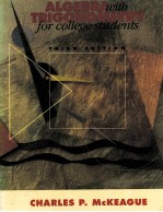 ALGEBRA WITH TRIGONOMETRY FOR COLLEGE STUDENTS THIRD EDITION