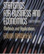 STATISTICS FOR BUSINESS AND ECONOMICS METHODS AND APPLICATIONS FOURTH EDITION