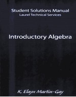 STUDENT SOLUTIONS MANUAL LAUREL TECHNICAL SERVICES INTRODUCTORY ALGEBRA