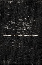 ORDINARY DIFFERENTIAL EQUATIONS