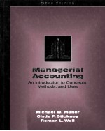 MANAGERIAL ACCOUNTING:AN INTRODUCTION TO CONCEPTS