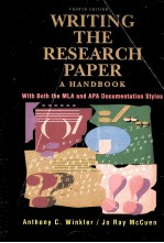 WRITING THE RESEARCH PAPER FOURTH A HANDBOOK EDITION