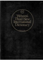 WEBSTER'S THIRD NEW INTERNATIONAL DICTIONARY