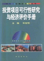投资项目可行性研究与经济评价手册 上