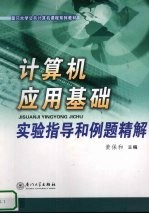 计算机应用基础实验指导和例题精解