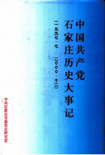中国共产党石家庄历史大事记 1997.7-2000.12