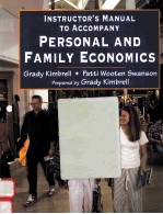 INSTRUCTOR'S MANUAL TO ACCOMPANY PERSONAL AND FAMILY ECONOMICS