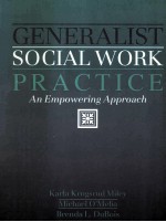 GENERALIST SOCIAL WORK PRACTICE:AN EMPOWERING APPROACH