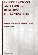 CORPORATIONS AND OTHER BUSINESS ORGANIZATIONS 2000 EDITION