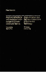 ANGLO-AMERIKANISCHE UND DEUTSCHE ABKURZUNGEN IN WISSEN SCHAFT UND TECHNIK ANGLO-AMERICAN AND GERMAN